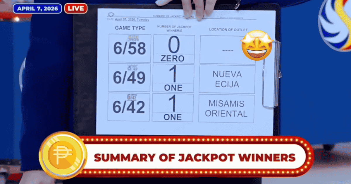 lotto winners summary april 7, 2026