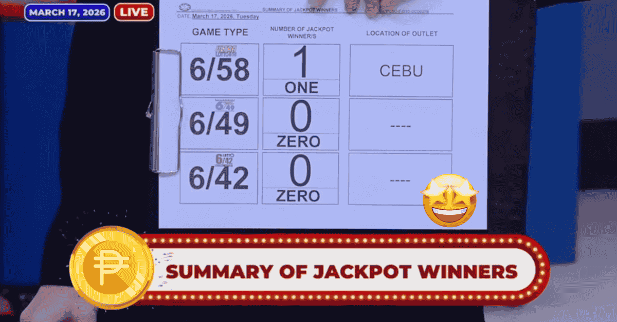 lotto winners summary march 17, 2026