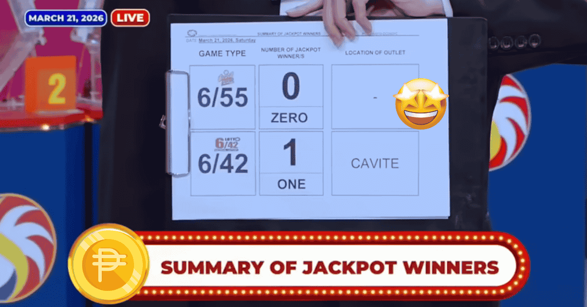 lotto winners summary march 21, 2026