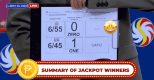 lotto winners summary march 25, 2026