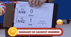 March 5, 2026 winners summary