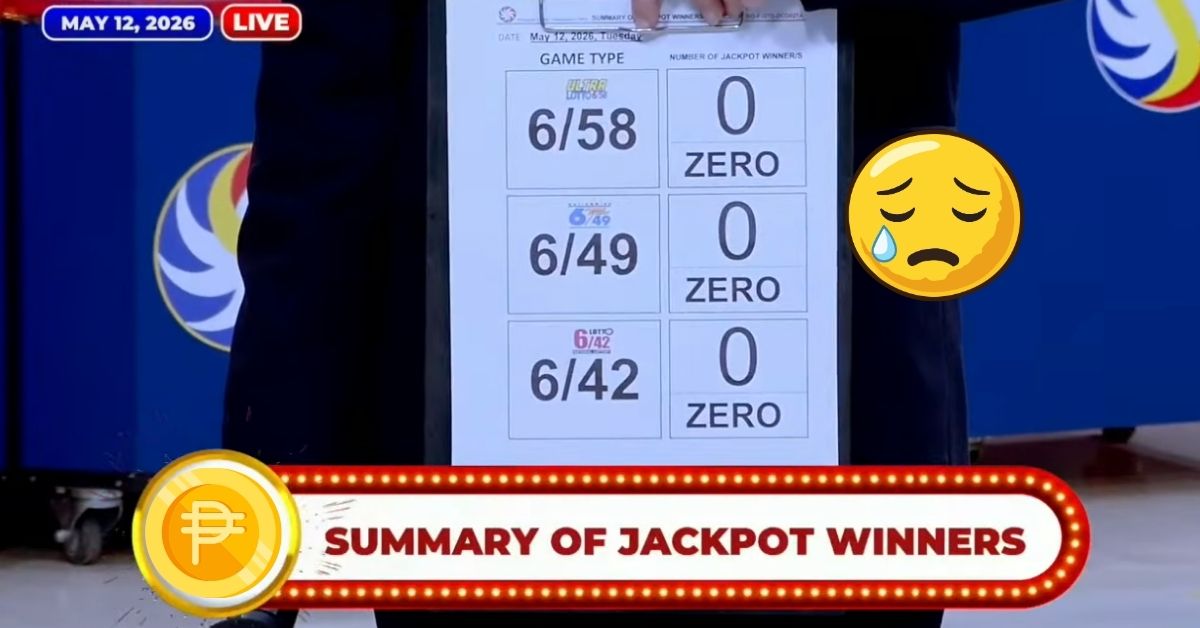 pcso lotto winners summary May,12 2026