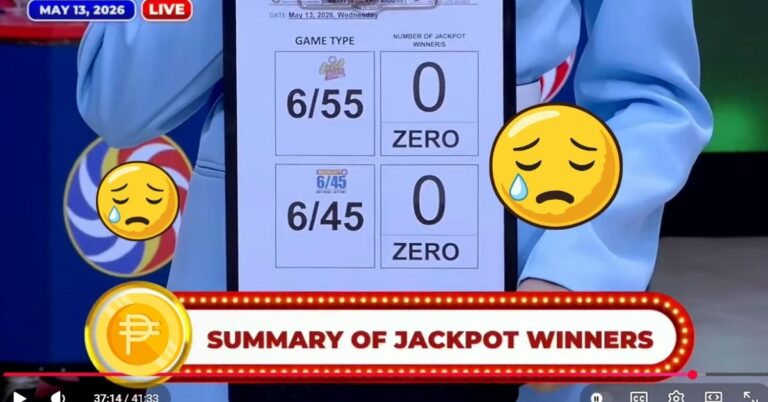 pcso lotto winners summary May 13, 2026