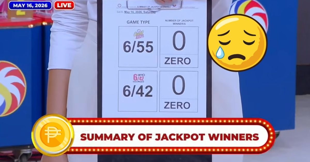 pcso lotto winners summary May 16. 2026