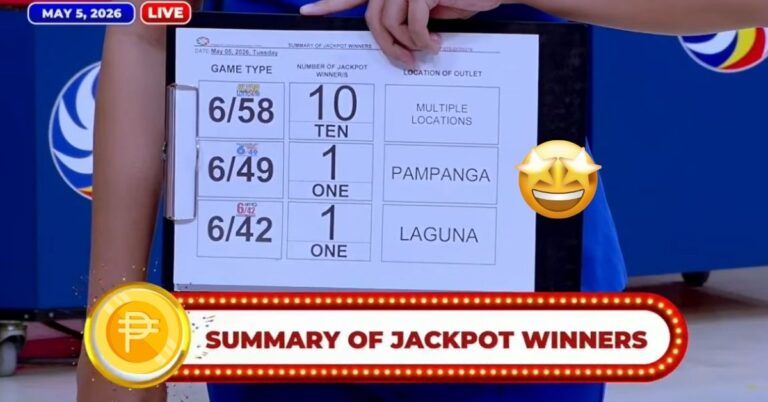 PCSO lotto winners summary may 5, 2026