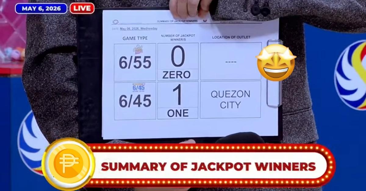 PCSO Lotto Winners Summary for May 6, 2026