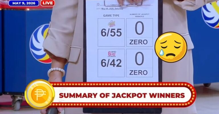 PCSO Lotto Winners Summary May 9, 2026