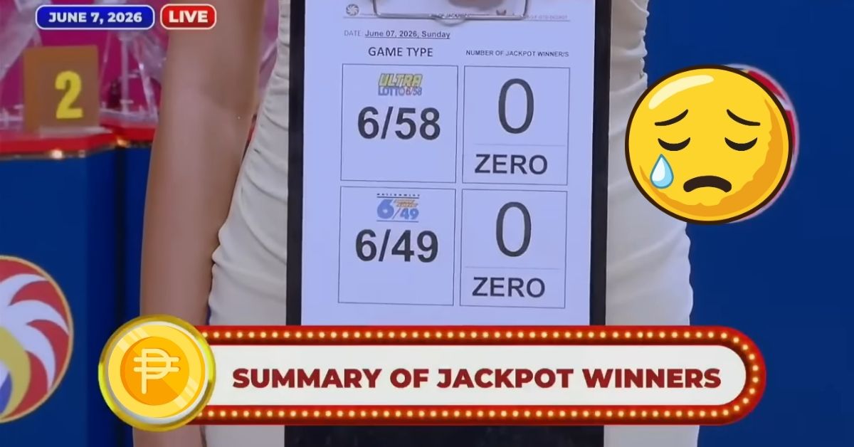 pcso lotto winners summary for June 7, 2026